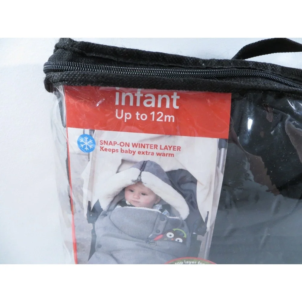 Skip Hop Stroll & Go Three Season Footmuff‎ 2-In-1 Infant To 12 Months Black